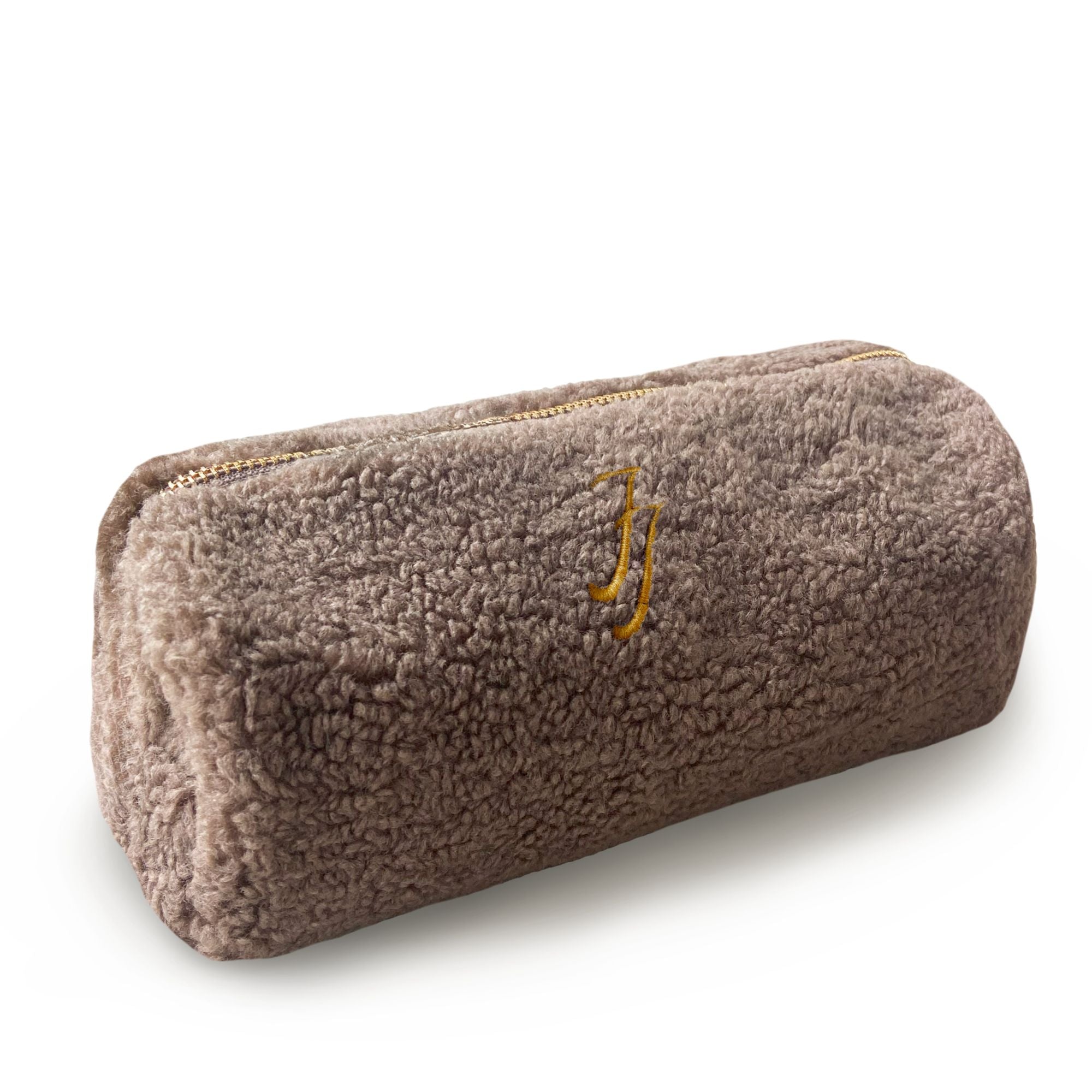 Teddy Kosmetiktasche mit Initialen bestickt