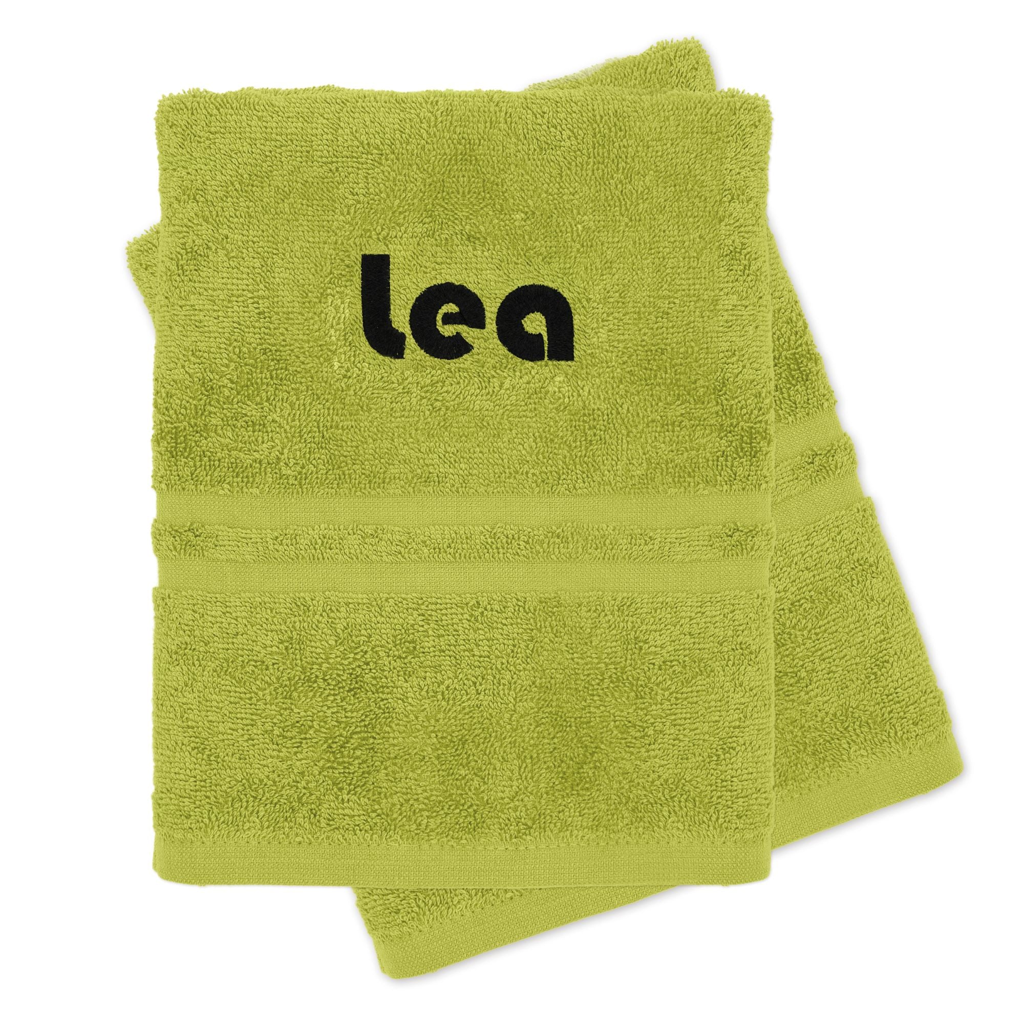 Handtuch mit Namen bestickt, OEKO-TEX® Standard 100