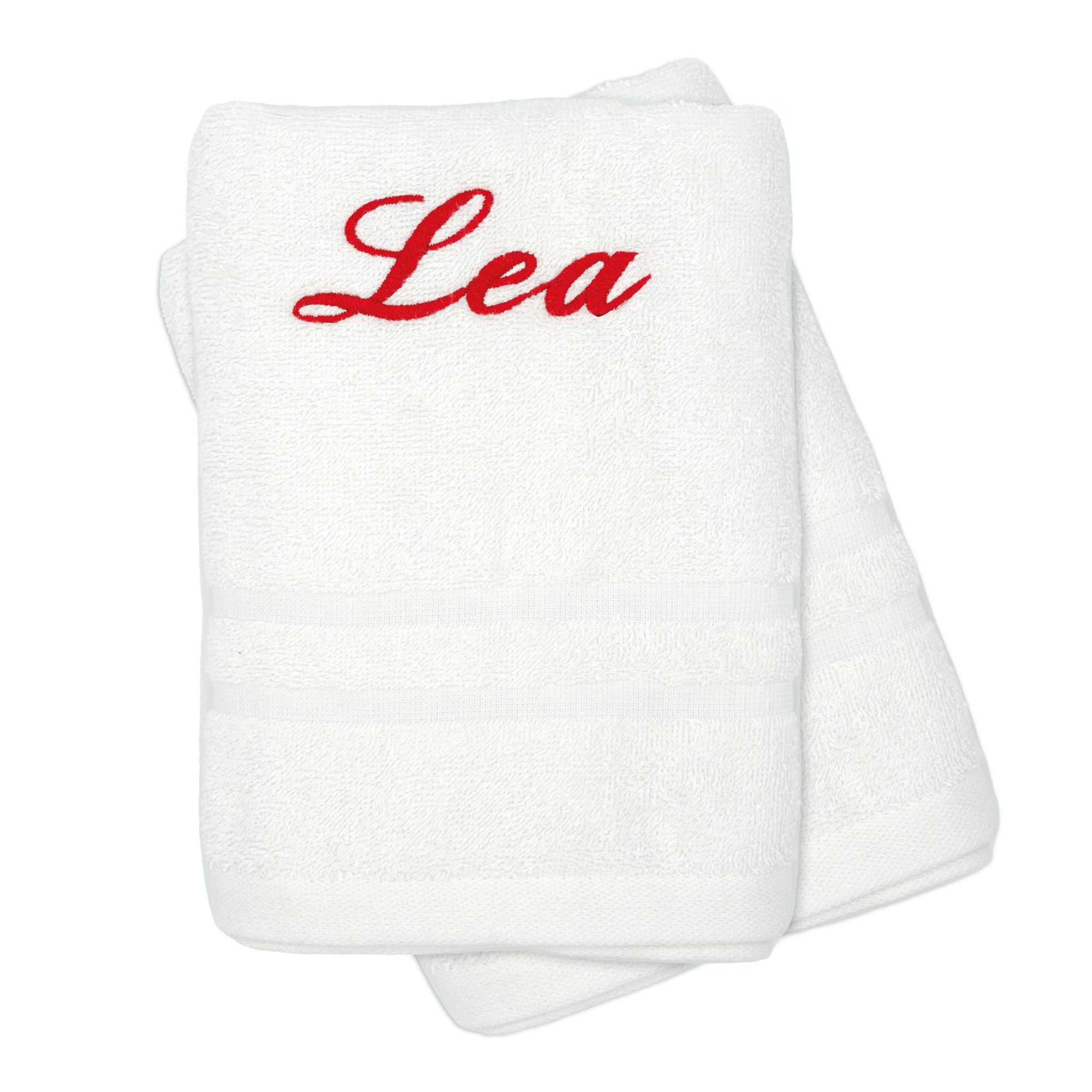 Handtuch mit Namen bestickt, OEKO-TEX® Standard 100