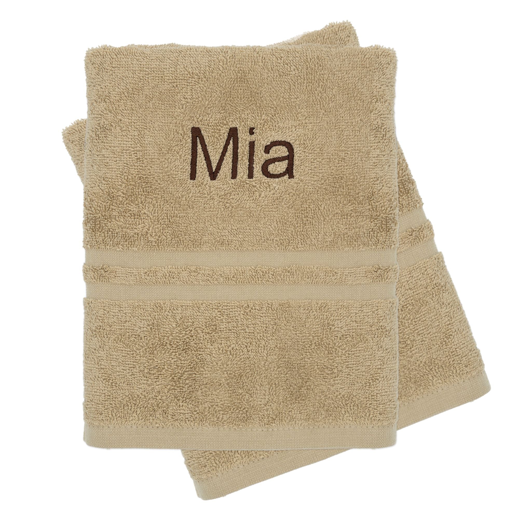 Handtuch mit Namen bestickt, OEKO-TEX® Standard 100