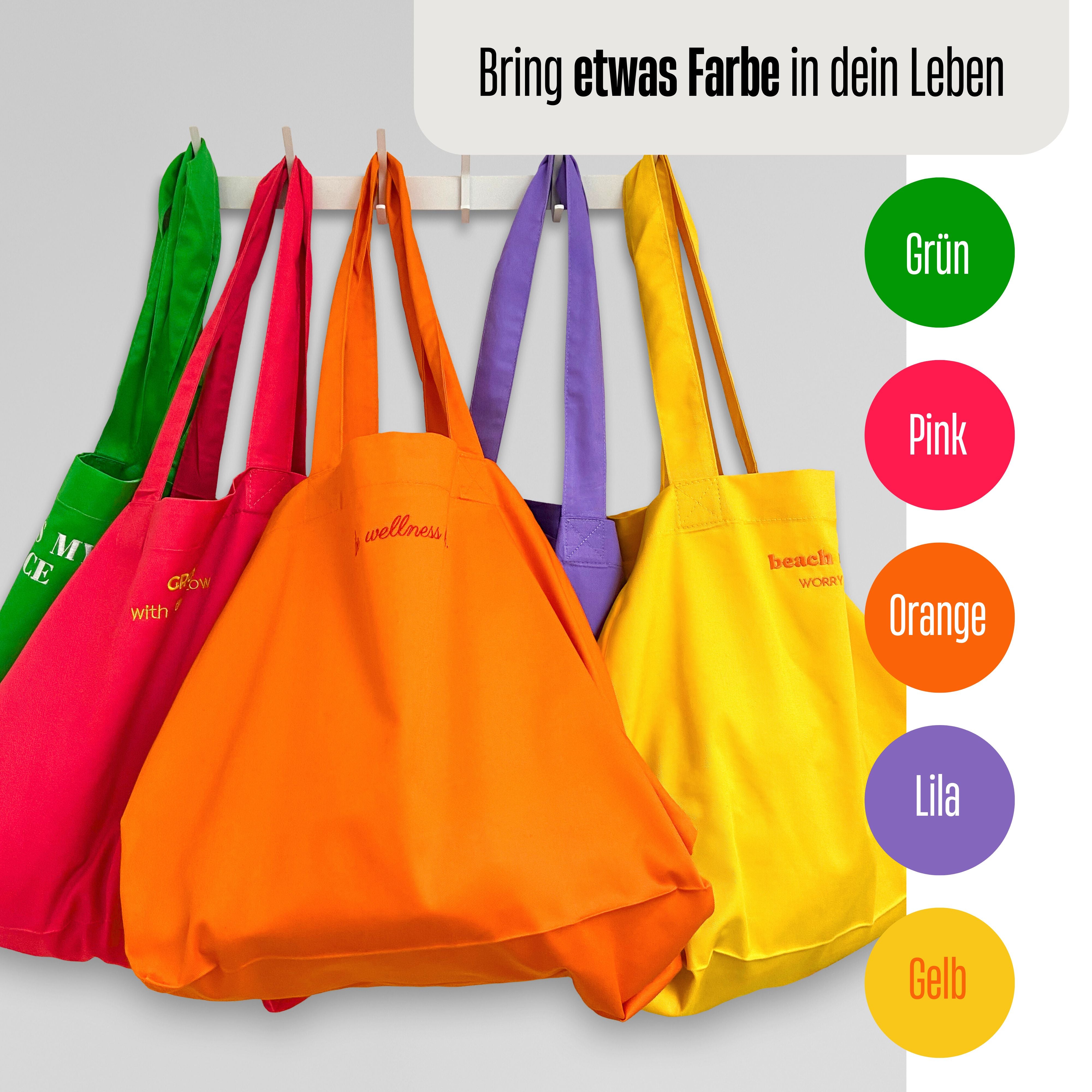 Shopper mit deinem Spruch/ Text bestickt