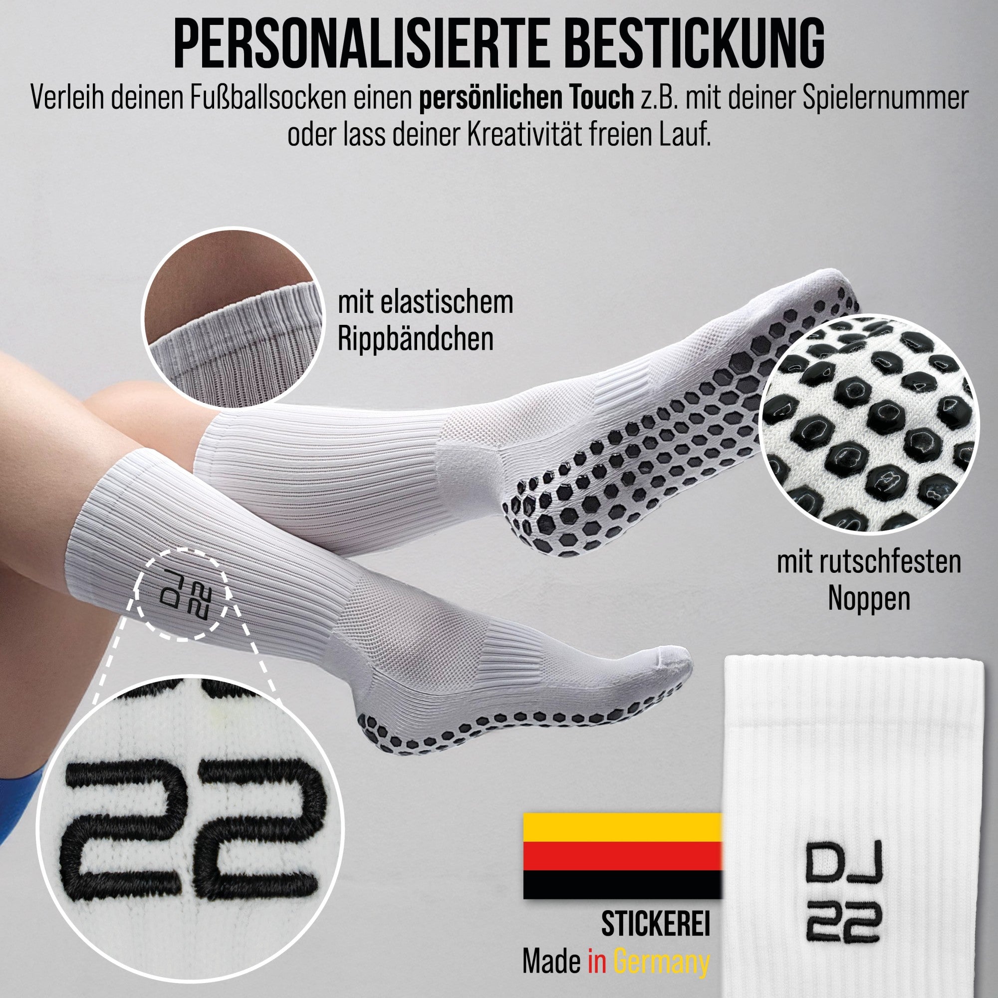 Fussball Grip Socken