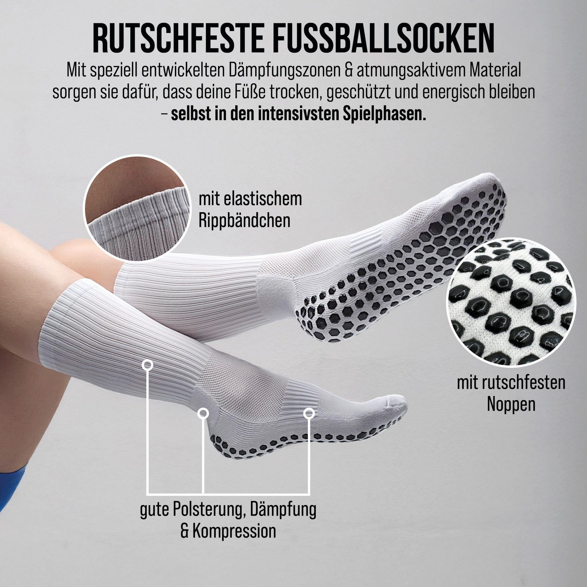 Fussball Grip Socken