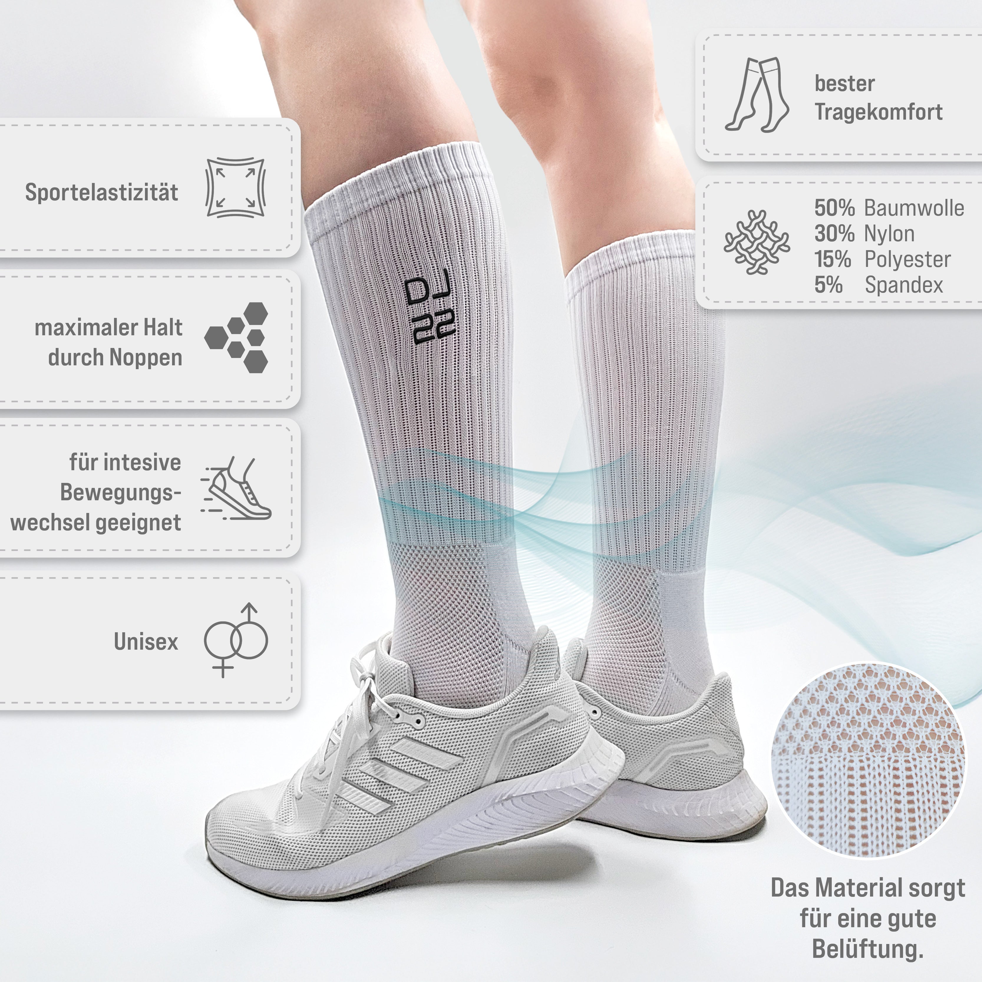 Fussball Grip Socken