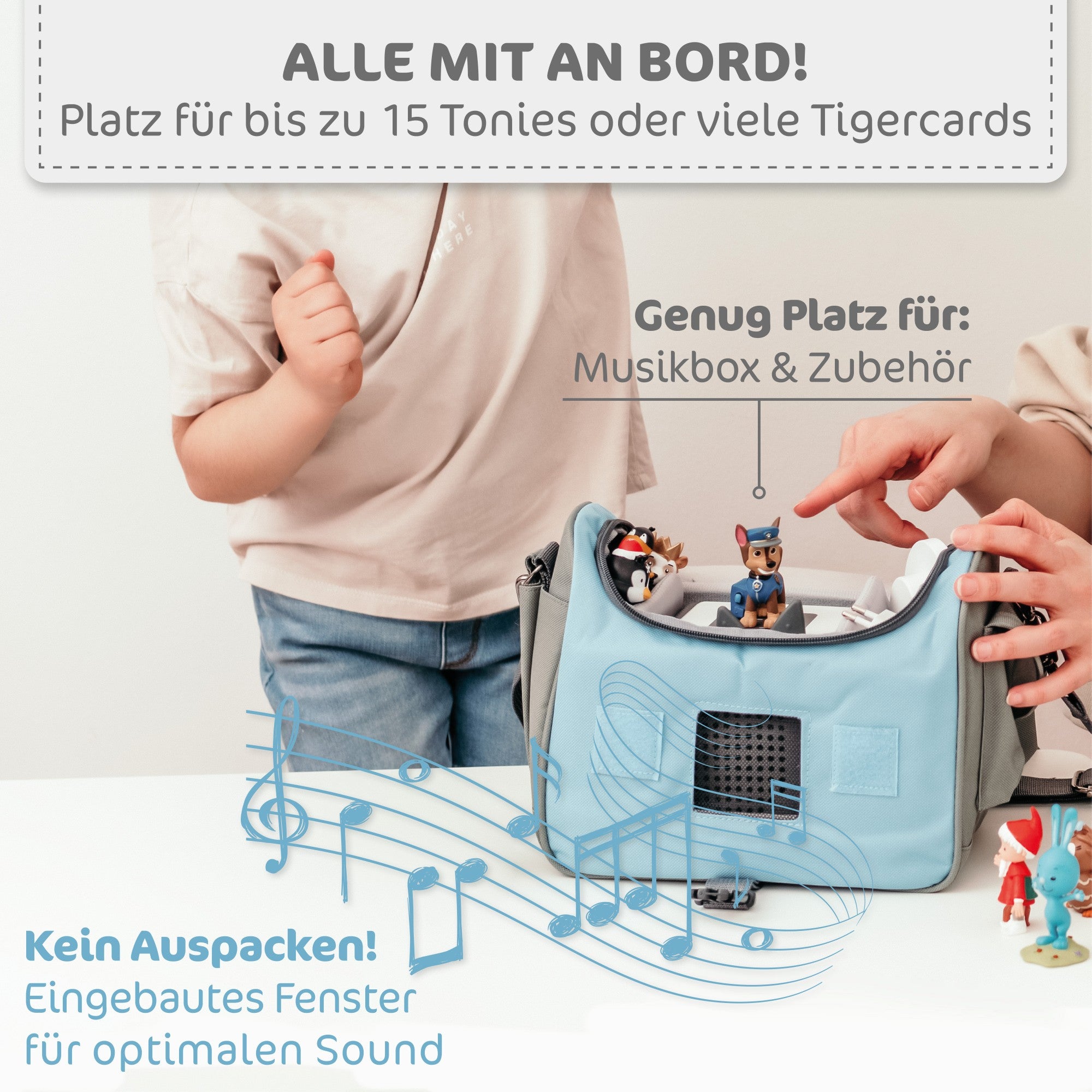 Toniebox Tasche mit Namen bestickt