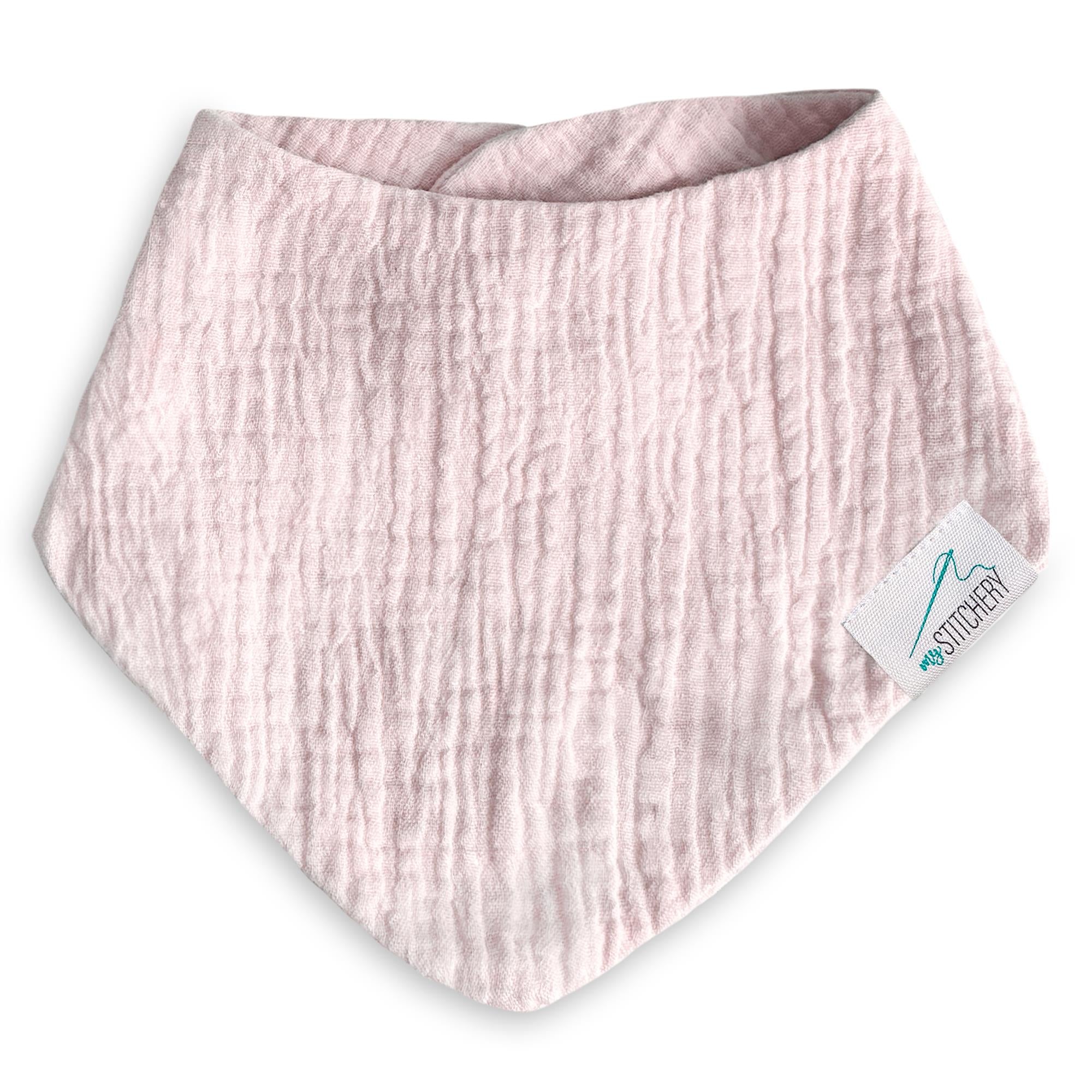 Musselin Baby Lätzchen mit Namen bestickt, Oeko-TEX® Standard 100