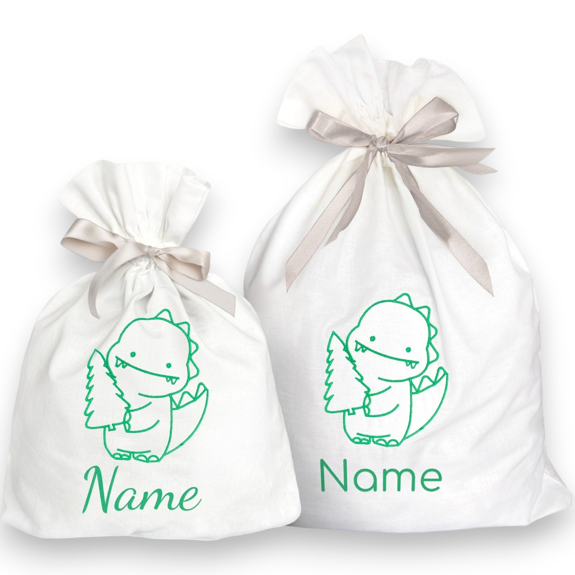 Geschenkbeutel mit Namen und Motiv bestickt - Weihnachten