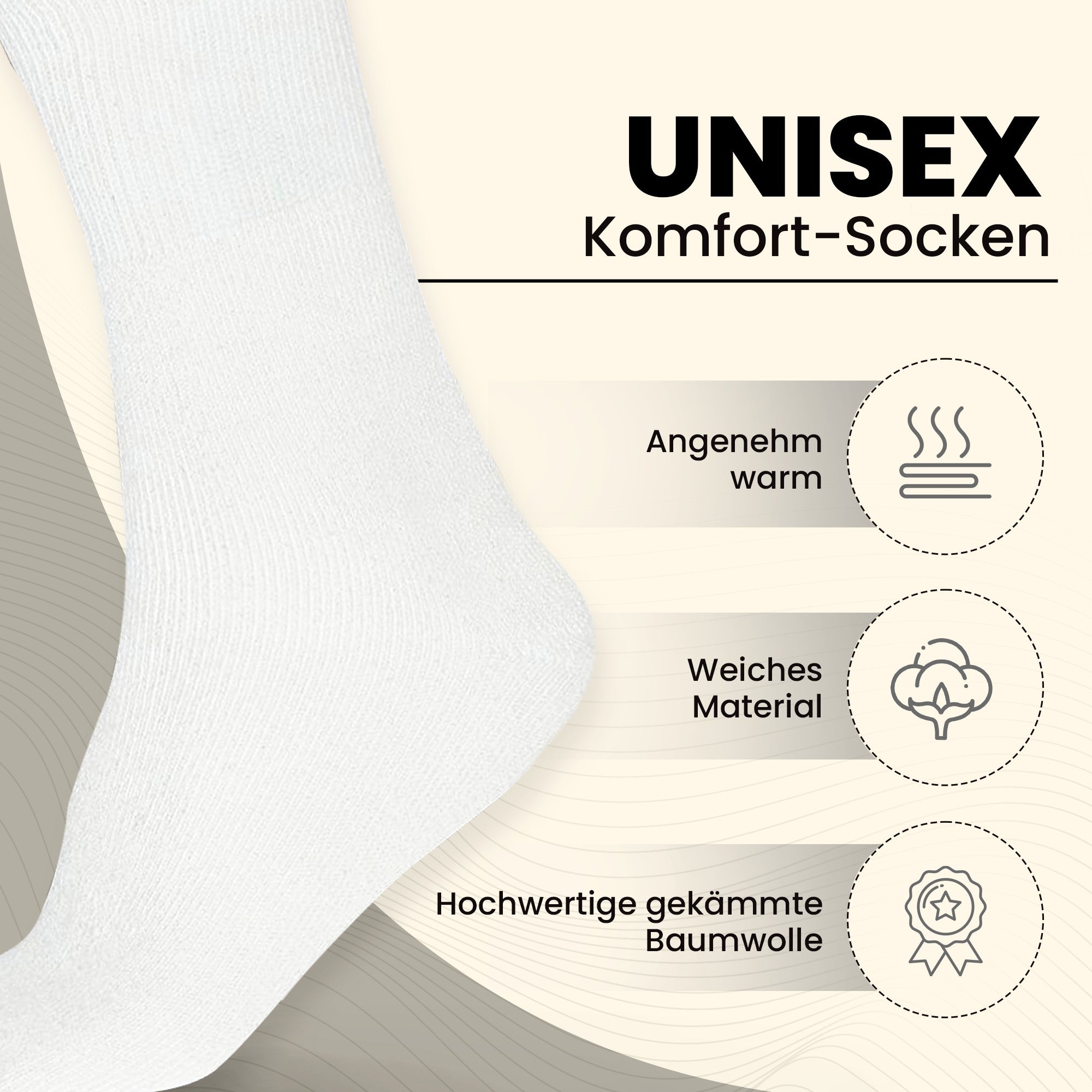 Socken mit Namen oder Wunschtext bestickt - Personalisierte Socken als außergewöhnliche Geschenkidee