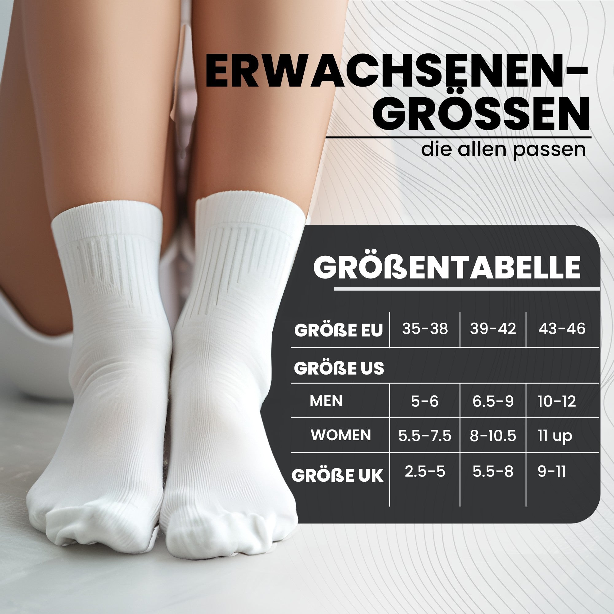 Sportsocken mit Namen oder Wunschtext bestickt